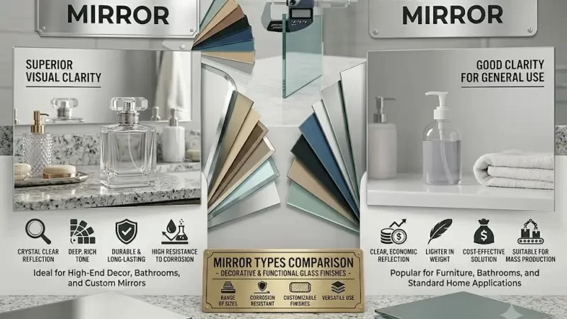 What's The Difference Between Silver Mirror And Aluminium Mirror?