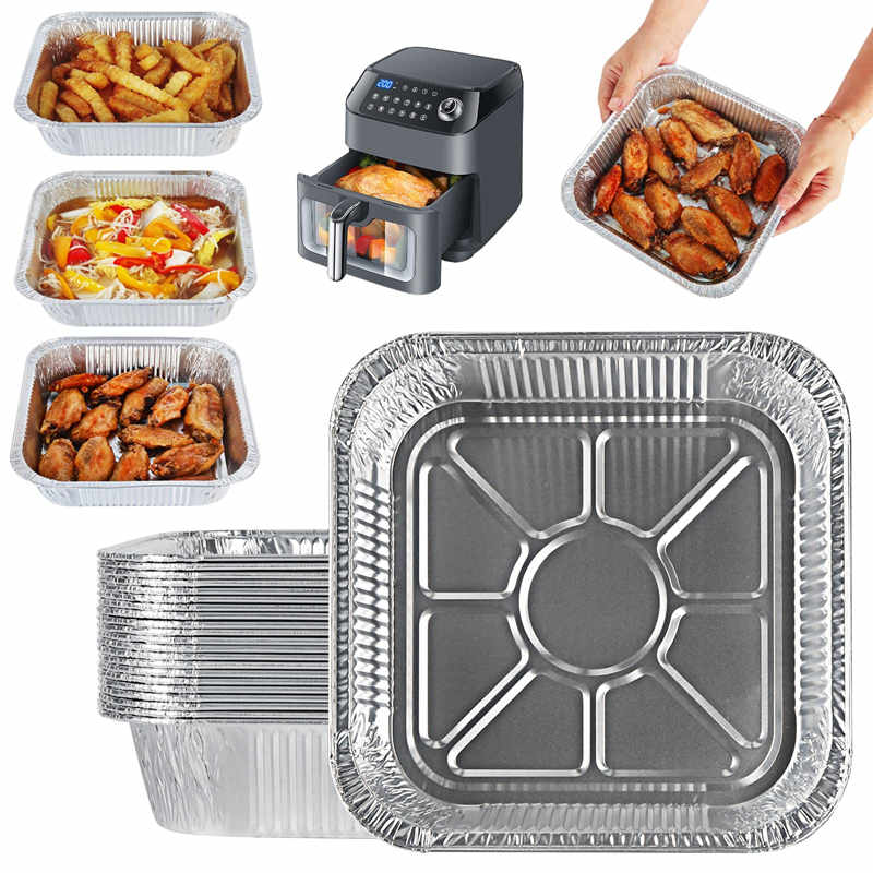 can aluminium foil be used in air fryer