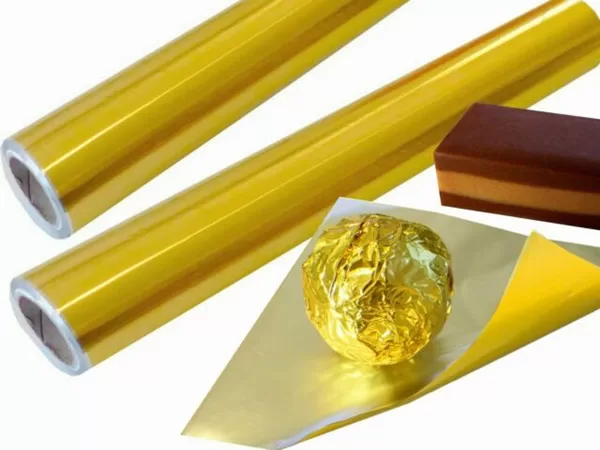 gold aluminium foil