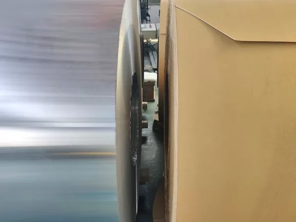 Polykraft coated embossed aluminum coil