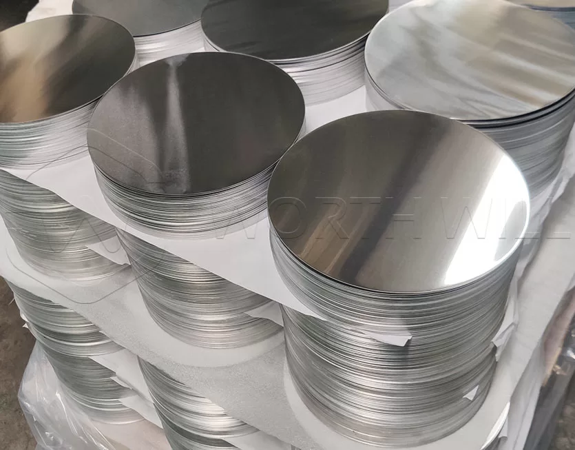 Aluminium discs circles