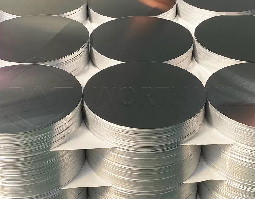 Aluminium discs circles