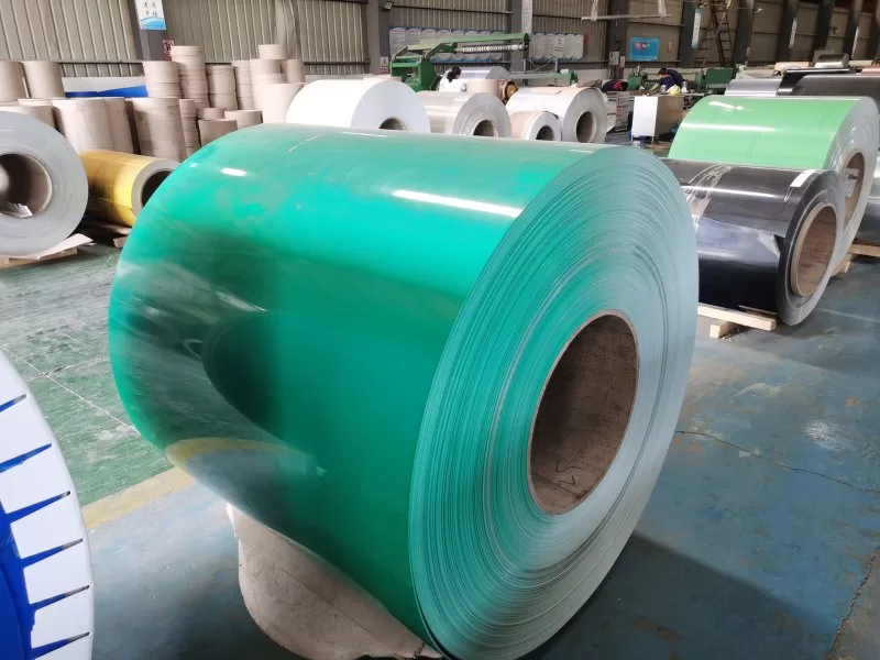 Color coated aluminum coil