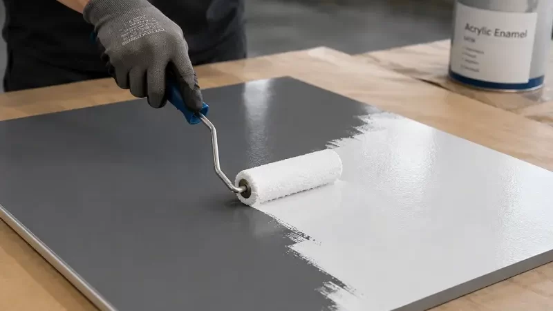 Painting Over Powder Coated Aluminium