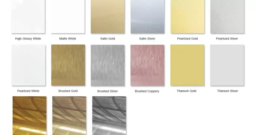 Pearl white sublimation panel for commercial use
