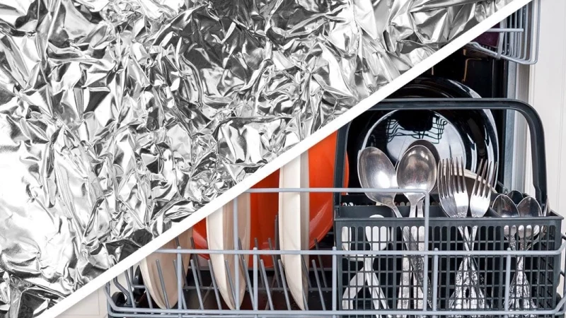 Aluminum Foil in Dishwasher