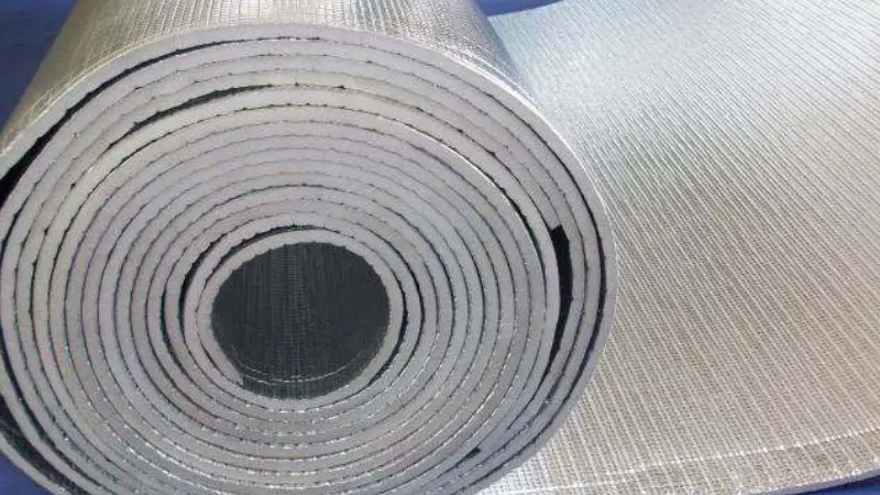 Moisture-resistant laminated aluminum foil material