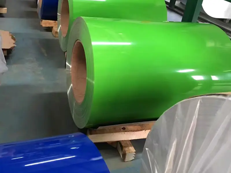 Durable color coated aluminum coil for building facades