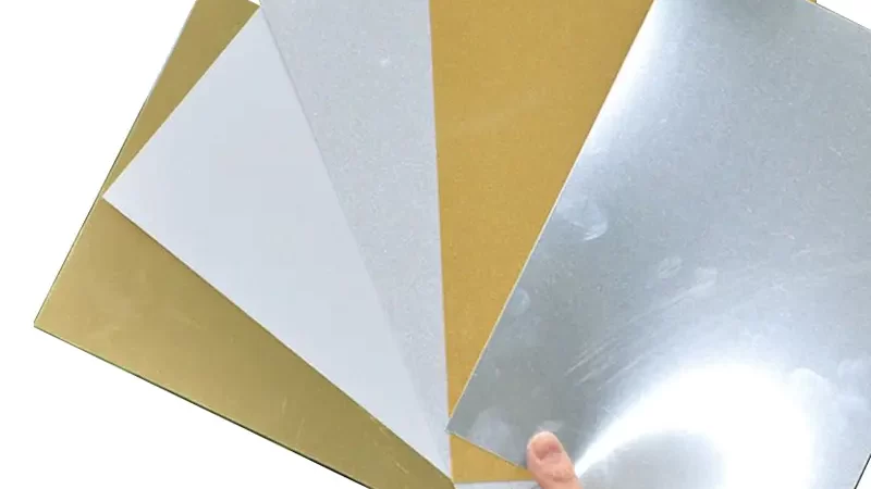 Printed aluminium sheet with high resolution digital graphics