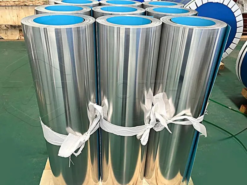 Aluminium jacketing insulation