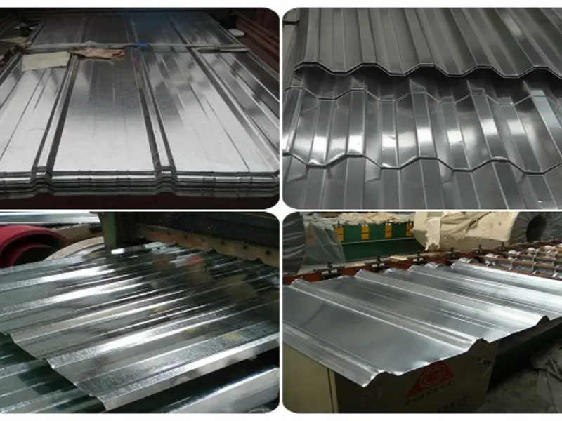 Corrugated aluminum panels for roofing applications