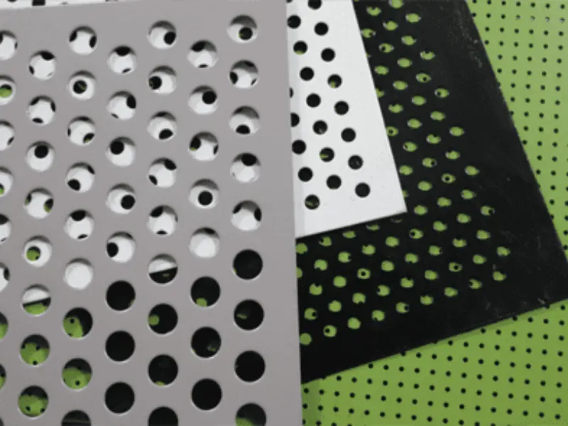 Perforated aluminum sheet metal