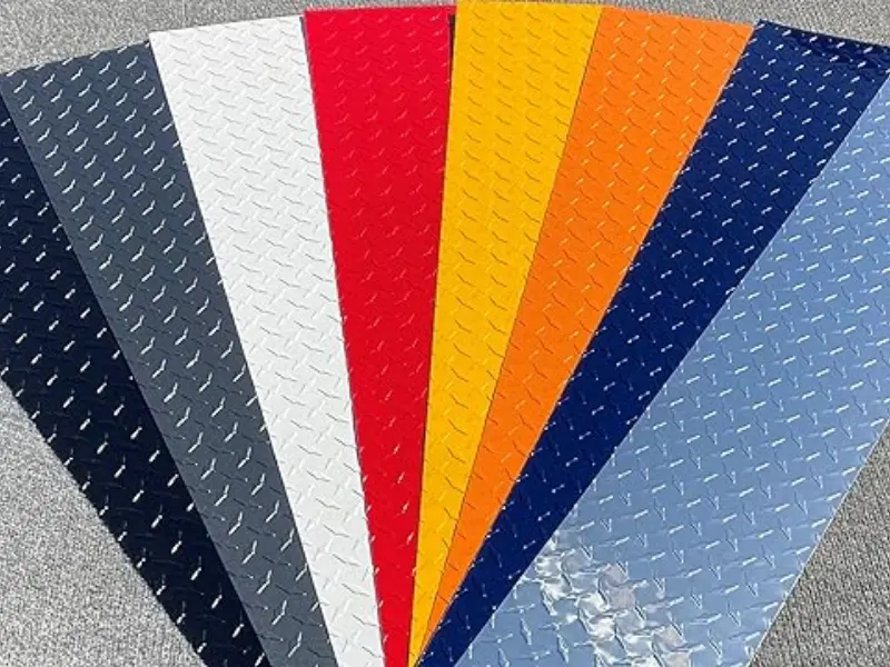 Aluminum diamond plate sheets