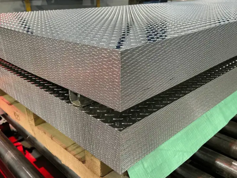 Aluminum diamond plate sheets