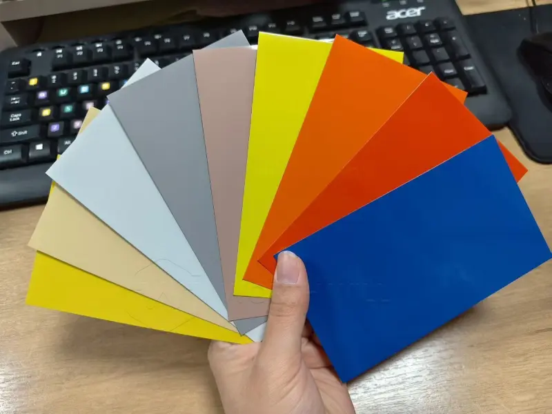 Roller color coated