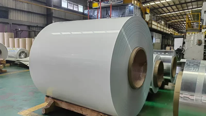 Aluminum coil for gutter