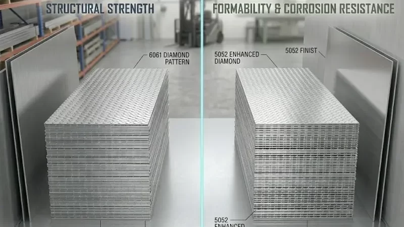 Aluminum diamond plate sheets 4x8