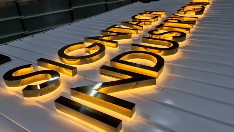 Aluminum Edge Strip for 3D Channel Letters