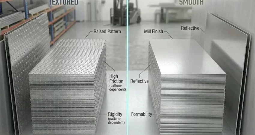 Embossed Aluminum vs Plain Aluminum