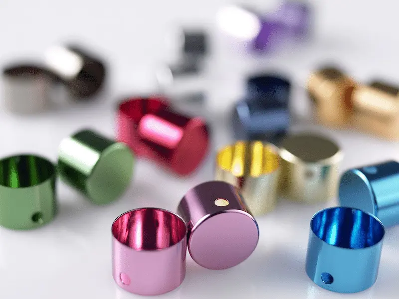 Anodized aluminum plate