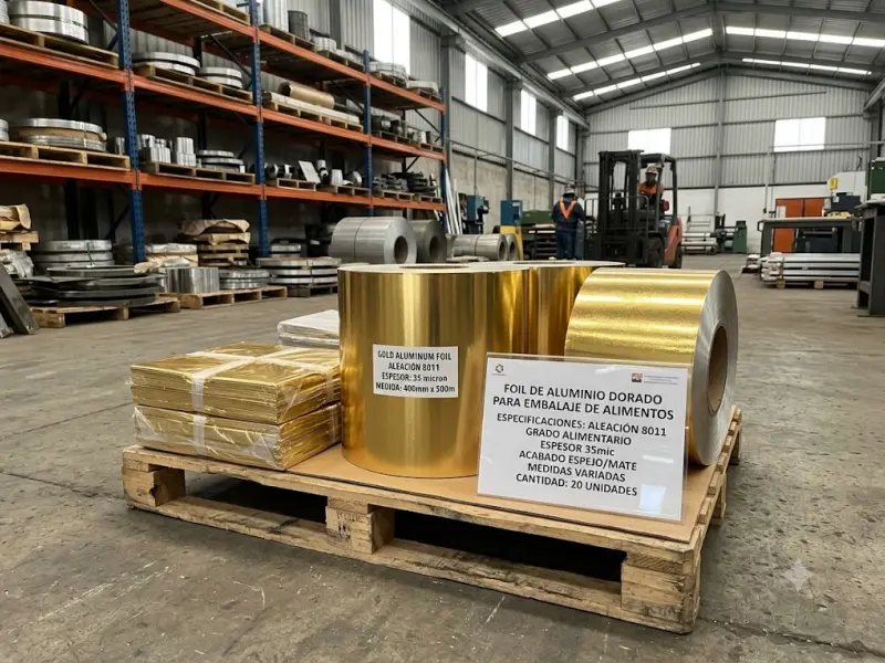 Gold Aluminum Foil