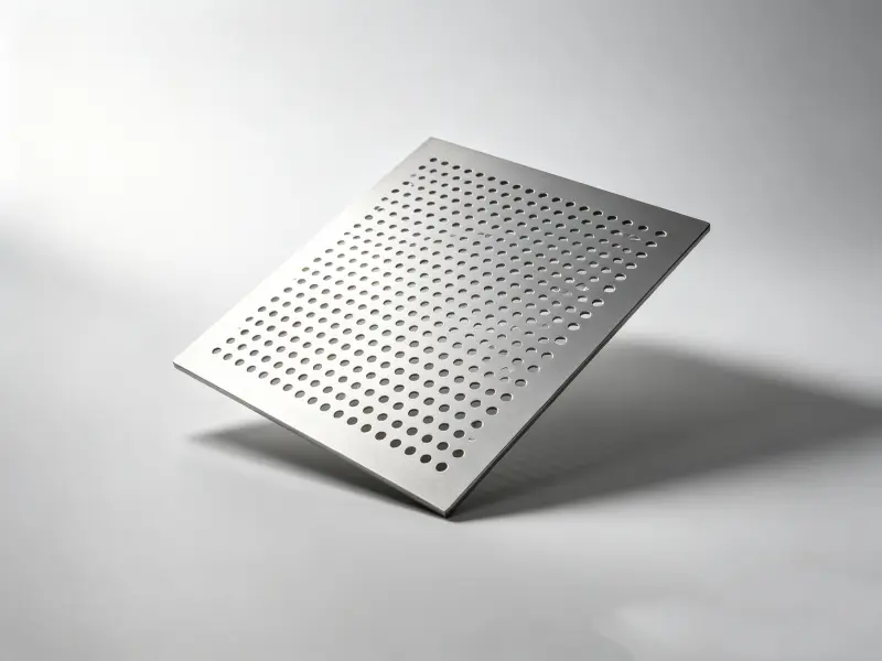 Perforated aluminum sheet metal