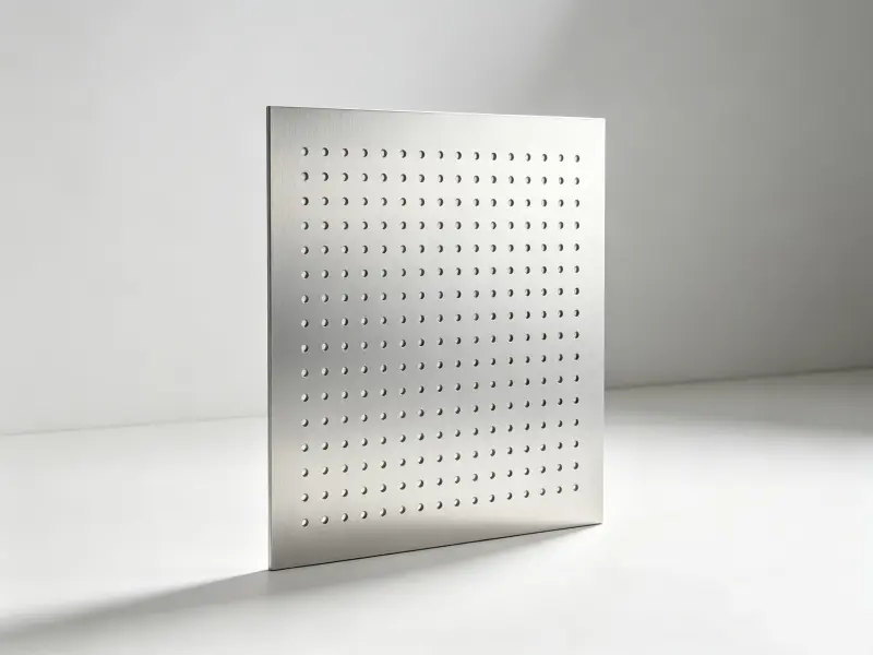 Perforated aluminum sheet metal